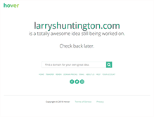 Tablet Screenshot of larryshuntington.com